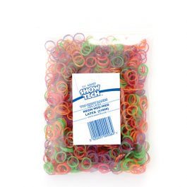 Show Tech – גומיות לטקס לקוקו / פפיונים – צבעים מעורבבים