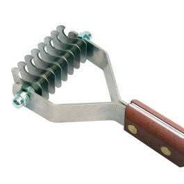 Show Tech – סכין למריטת פרווה תחתונה לכלבים- גס 8 להבים