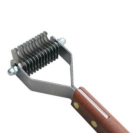 Show Tech – סכין למריטת פרווה תחתונה לכלבים- עדין 12 להבים