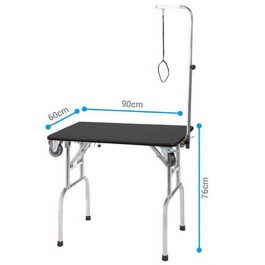 ARTERO – שולחן מתקפל עם מוט ריסון (ידית נשיאה) וגלגלים EXPO TABLE WHEELS ARM PULL