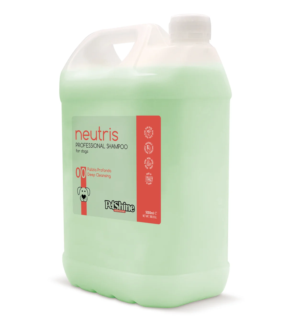 PetShine – שמפו לניקוי עמוק ונטרול חשמל סטטי Neutris 00 – Deep Cleaning Shampoo – Degreaser and Antistatic
